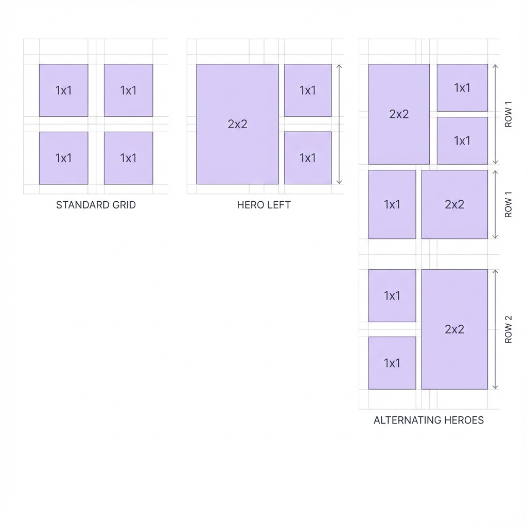 SAISON editorial page layout diagram
